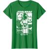 image:imageStar Wars Visions Simple Panel Poster TShirtKelly Green