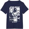 image:imageStar Wars Visions Simple Panel Poster TShirtNavy Blue