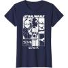 image:imageStar Wars Visions Simple Panel Poster TShirtNavy Blue