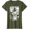 image:imageStar Wars Visions Simple Panel Poster TShirtOlive Green