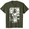 image:imageStar Wars Visions Simple Panel Poster TShirtOlive Green