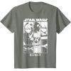 image:imageStar Wars Visions Simple Panel Poster TShirtOlive Heather