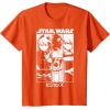 image:imageStar Wars Visions Simple Panel Poster TShirtOrange