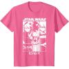 image:imageStar Wars Visions Simple Panel Poster TShirtPink Heather