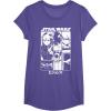 image:imageStar Wars Visions Simple Panel Poster TShirtPurple Heather