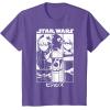 image:imageStar Wars Visions Simple Panel Poster TShirtPurple Heather