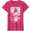 image:imageStar Wars Visions Simple Panel Poster TShirtRed Heather