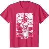image:imageStar Wars Visions Simple Panel Poster TShirtRed Heather