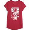 image:imageStar Wars Visions Simple Panel Poster TShirtRed Heather