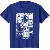 image:imageStar Wars Visions Simple Panel Poster TShirtRoyal Blue