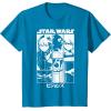 image:imageStar Wars Visions Simple Panel Poster TShirtSapphire Blue
