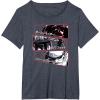 image:imageStar Wars Visions Stacked Panel Poster TShirtHeather Blue