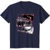image:imageStar Wars Visions Stacked Panel Poster TShirtNavy Blue