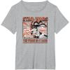 image:imageStar Wars Visions Strong Force Quote TShirtHeather Grey
