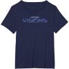 image:imageStar Wars Visions Title Logo TShirtNavy Blue