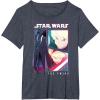 image:imageStar Wars Visions Twins Comic Poster TShirtHeather Blue