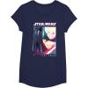 image:imageStar Wars Visions Twins Comic Poster TShirtNavy Blue