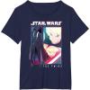 image:imageStar Wars Visions Twins Comic Poster TShirtNavy Blue