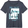 image:imageStar Wars Visions Twins Stacked Panels TShirtHeather Blue