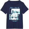 image:imageStar Wars Visions Twins Stacked Panels TShirtNavy Blue