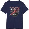 image:imageStar Wars Visions Vader Cosmic Poster TShirtNavy Blue