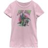 image:imageFifth Sun Girls Book of Boba Fett Fett Explosion Girls Short Sleeve Tee ShirtLight Pink