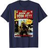 image:imageStar Wars The Book Of Boba Fett Comic Cover TShirtNavy Blue