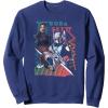 image:imageStar Wars The Book Of Boba Fett Group Shot Geometric Poster SweatshirtNavy Blue