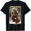 image:imageStar Wars The Book Of Boba Fett Photo Real Poster TShirtBlack