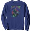 image:imageStar Wars The Book Of Boba Fett Retro Poster V2 SweatshirtNavy Blue