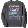 image:imageStar Wars Visions 9th Jedi Stacked Panels SweatshirtDark Heather Grey
