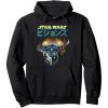 image:imageStar Wars Visions Boba Fett Jets Poster Pullover HoodieBlack