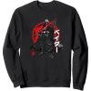 image:imageStar Wars Visions Darth Vader Kanji Poster SweatshirtBlack