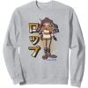 image:imageStar Wars Visions Lop And Ocho Kanji Poster SweatshirtHeather Grey