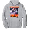 image:imageStar Wars Visions Panel Character Logo Pullover HoodieHeather Grey
