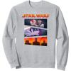 image:imageStar Wars Visions Panel Character Logo SweatshirtHeather Grey