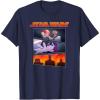 image:imageStar Wars Visions Panel Character Logo TShirtNavy Blue