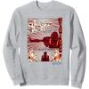 image:imageStar Wars Visions Showdown Panel Poster SweatshirtHeather Grey