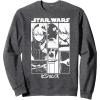 image:imageStar Wars Visions Simple Panel Poster SweatshirtDark Heather Grey