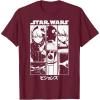 image:imageStar Wars Visions Simple Panel Poster TShirtBurgundy