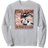 image:imageStar Wars Visions Strong Force Quote SweatshirtHeather Grey