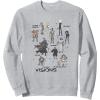image:imageStar Wars Visions Textbook Character Poster SweatshirtHeather Grey