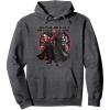 image:imageStar Wars Visions Vader And Troopers Poster Pullover HoodieDark Heather Grey