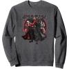 image:imageStar Wars Visions Vader And Troopers Poster SweatshirtDark Heather Grey