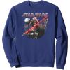 image:imageStar Wars Visions Vader Cosmic Poster SweatshirtNavy Blue
