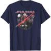 image:imageStar Wars Visions Vader Cosmic Poster TShirtNavy Blue