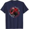 image:imageStar Wars Visions Vader Samurai Circle TShirtNavy Blue