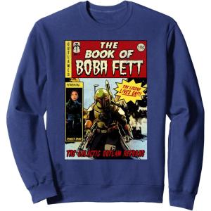 image:imageStar Wars The Book Of Boba Fett Comic Cover SweatshirtNavy Blue