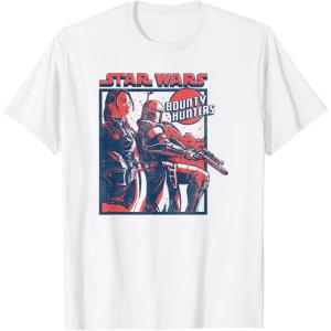 image:imageStar Wars The Book Of Boba Fett Fennec Shand Bounty Hunters TShirtWhite