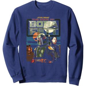 image:imageStar Wars The Book Of Boba Fett Fennec Shand Sunrise Logo SweatshirtNavy Blue